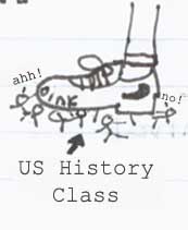 If I'm such a great American, why is the Nike swoosh backwards on the shoe?